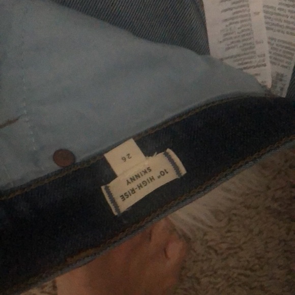 Madewell 10” High Rise Skinny Jeans 26 - Picture 3 of 3